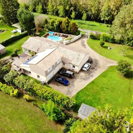 De 6 Chambres Avec Piscine Privee Jacuzzi Et Terrasse A Saint Martin D'entraigues Βίλα Fontenille-Saint-Martin-d'Entraigues