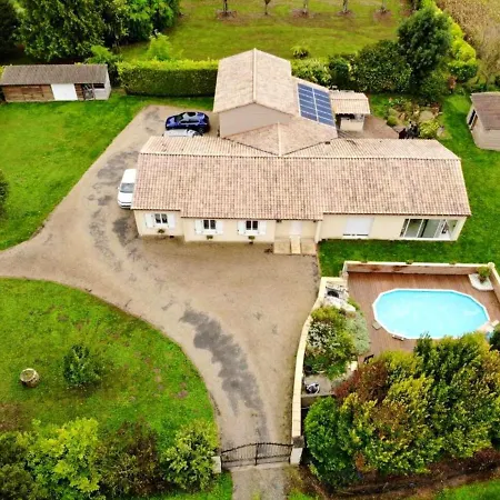 Βίλα De 6 Chambres Avec Piscine Privee Jacuzzi Et Terrasse A Saint Martin D'entraigues Fontenille-Saint-Martin-d'Entraigues